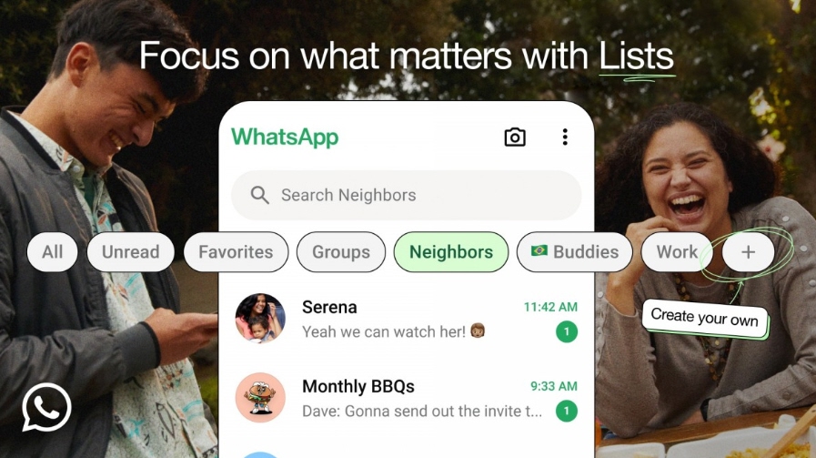 واتساب تطلق ميزة "القوائم المخصصة" لتنظيم محادثاتك بسهولة